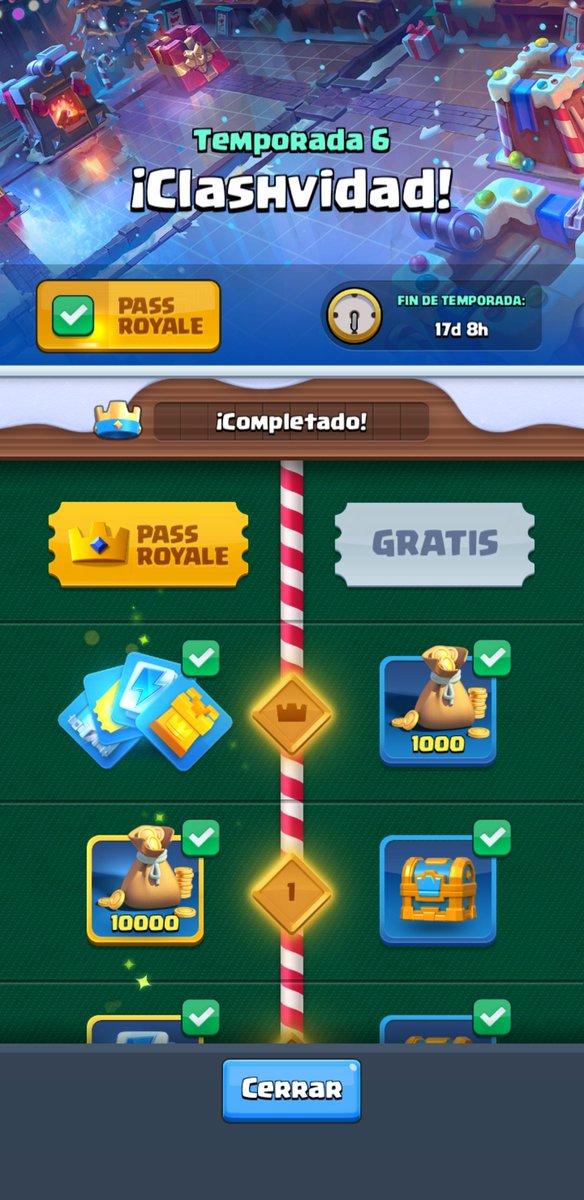 🌐Sorteo de 20$ en PayPal🌐 // 4 pases royale!

Requisitos: 

-Seguirme 
-Seguir a <a href="/DiegoSlayerCR/">Diego</a> y a @Oller_Yan
-Dar RT 🔄 y MG ❤

Ganador el próximo Jueves 26/12.