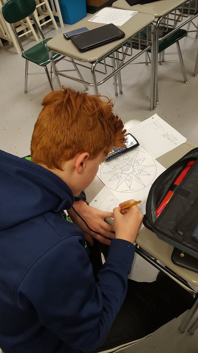 GRbread's tweet photo. Today we took a break from our regularly scheduled programming, and engaged in productive struggle! These students persevered! #TheMustangWay #gscsmath https://t.co/s5ph77EdMb
