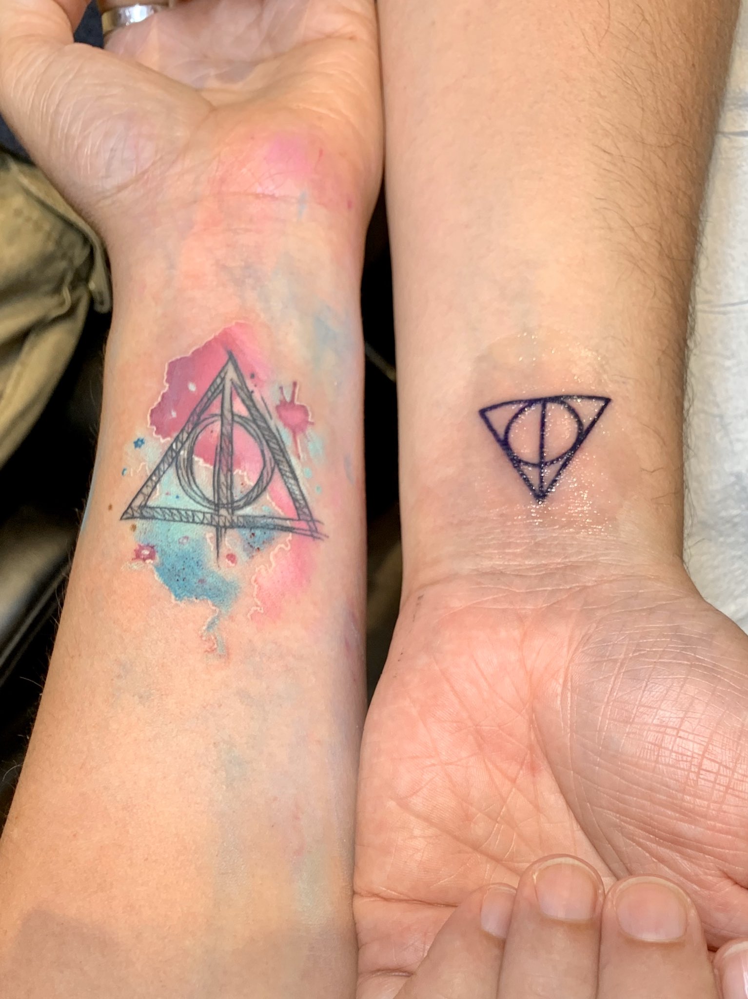 Harry Potter Deathly Hallows Symbol Tattoo  Kutame