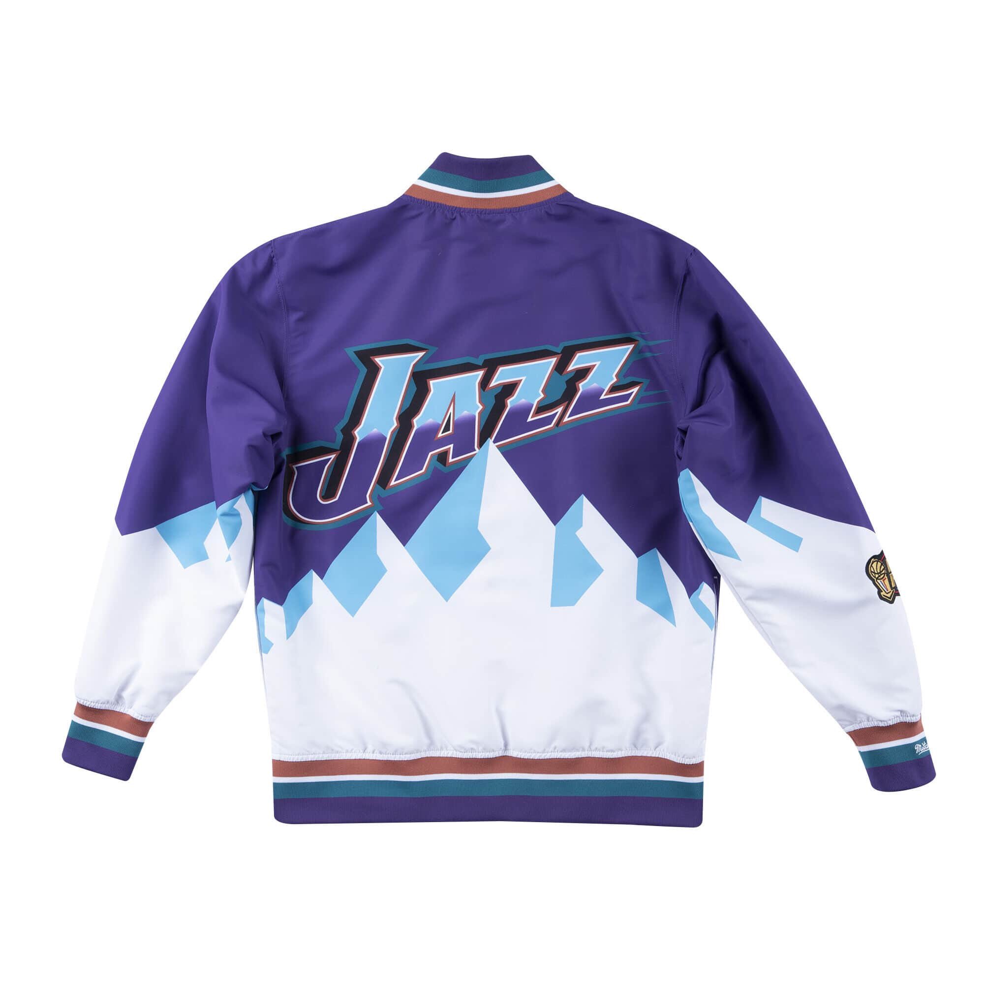 Utah Jazz Mitchell & Ness Hardwood Classics Throwback Logo Tri