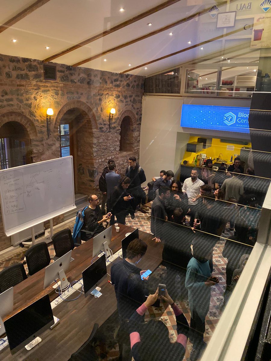 MeetupEthereum's tweet photo. We are proud of this event which cooperate with consenSys and Blockchain technology club,we are kindly grateful for huge Blockchain Ecosystem at Istanbul Ethereum Meetup3.
See you at new ethereum events in 2020..@ethereum @AdamDeanWozney @ethereumJoseph @ConsenSys Part1 https://t.co/4DivZkpY9T