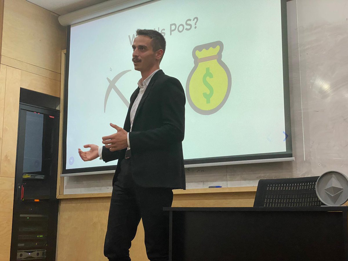 MeetupEthereum's tweet photo. We are proud of this event which cooperate with consenSys and Blockchain technology club,we are kindly grateful for huge Blockchain Ecosystem at Istanbul Ethereum Meetup3.
See you at new ethereum events in 2020..@ethereum @AdamDeanWozney @ethereumJoseph @ConsenSys Part2 https://t.co/TPv6amsRBI