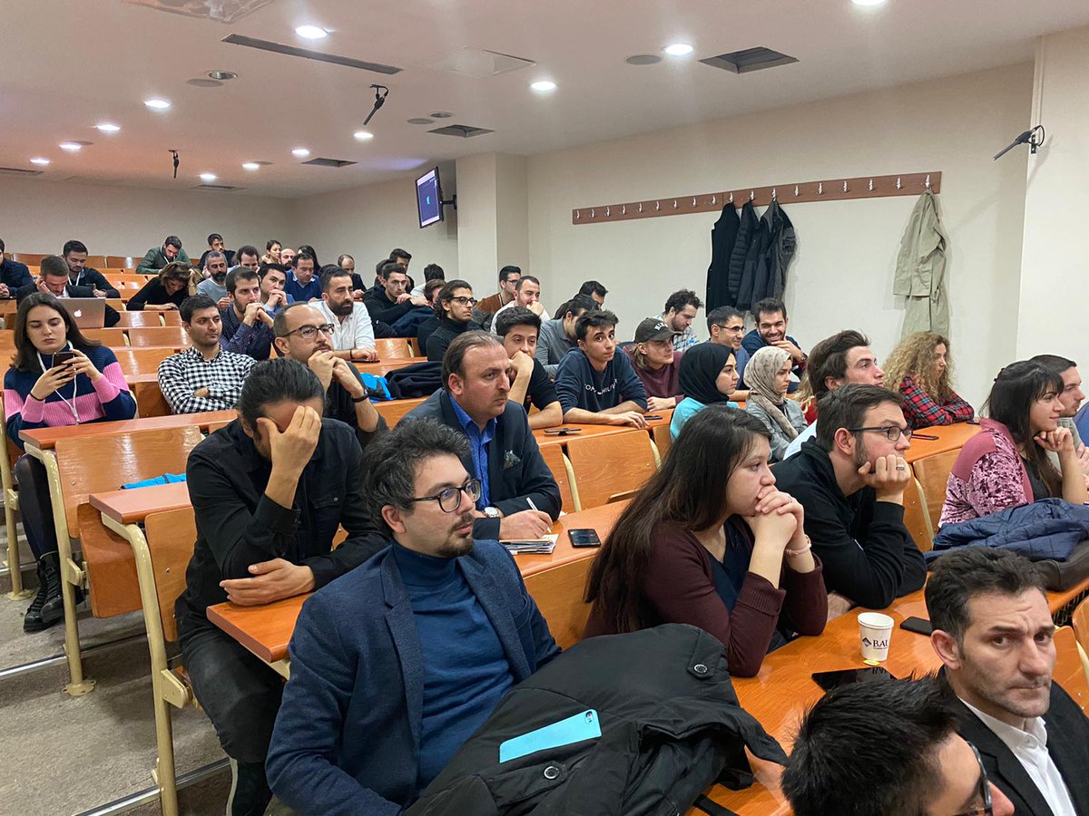 MeetupEthereum's tweet photo. We are proud of this event which cooperate with consenSys and Blockchain technology club,we are kindly grateful for huge Blockchain Ecosystem at Istanbul Ethereum Meetup3.
See you at new ethereum events in 2020..@ethereum @AdamDeanWozney @ethereumJoseph @ConsenSys Part2 https://t.co/TPv6amsRBI