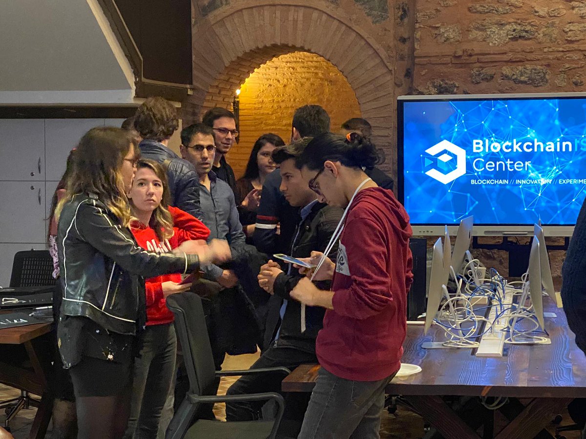 MeetupEthereum's tweet photo. We are proud of this event which cooperate with consenSys and Blockchain technology club,we are kindly grateful for huge Blockchain Ecosystem at Istanbul Ethereum Meetup3.
See you at new ethereum events in 2020..@ethereum @AdamDeanWozney @ethereumJoseph @ConsenSys Part2 https://t.co/TPv6amsRBI