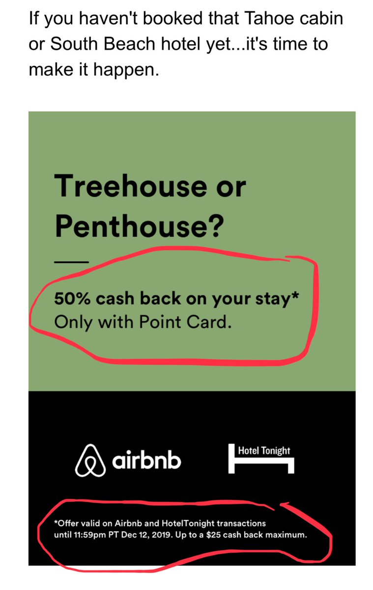 FintechView's tweet photo. Apparently we've been blocked for reporting the truth, here's some more about @pointbankingapp:
Please share a single property on @Airbnb that's under $50 per night
#truthinadvertising https://t.co/ciMm2GpqbP