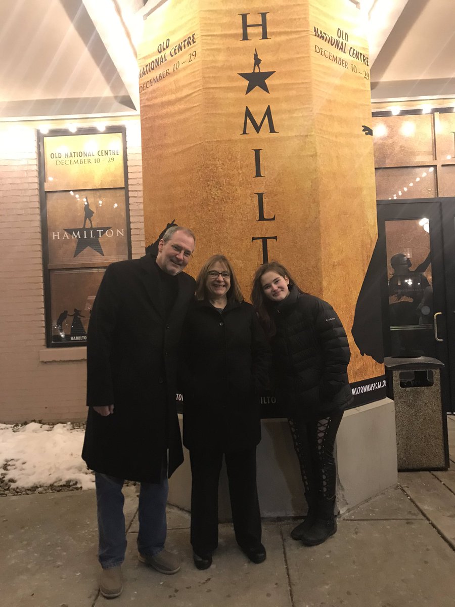 Dug_Brooks's tweet photo. Out to the theatre for Hamilton. https://t.co/9XBJnFSP33