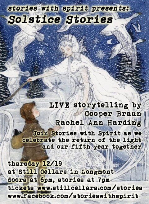 StillCellars's tweet photo. #StoriesWithSpirit tells #solstice tales tonight! (sold out!) Wishing all a cozy evening! #artful #organic #alchemy #Longmont #storytelling https://t.co/TDr2L4NWWP