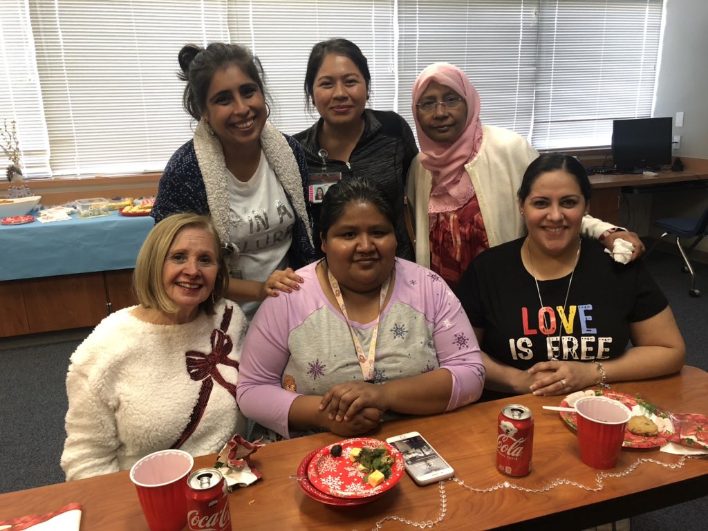 PlanoHeadStart's tweet photo. Our #december2019 ends with this amazing staff holiday celebration!  Part 1 #headstartfamily❄️🎄❤️ https://t.co/bS7HTISkJq