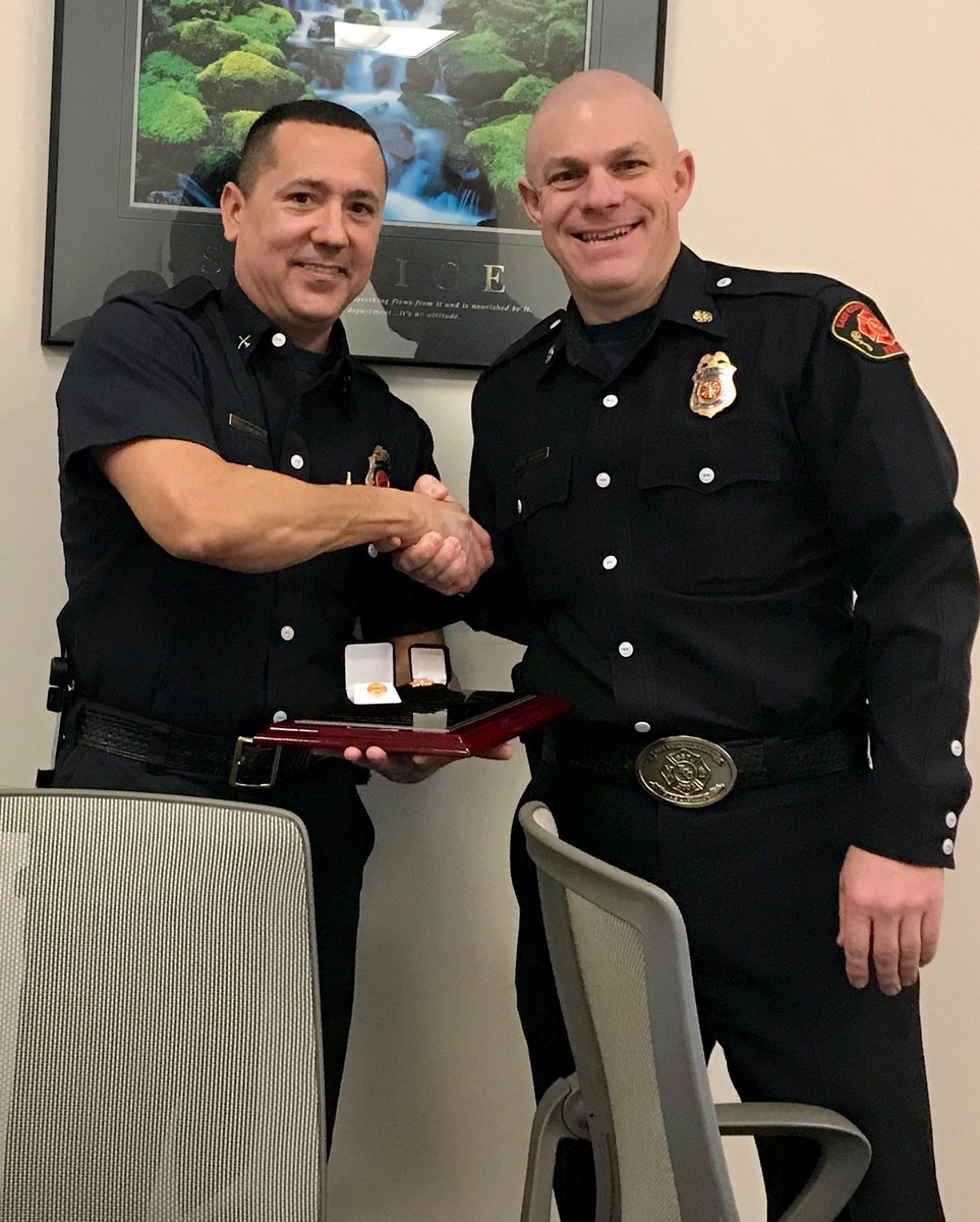Local 1230 member and #BattalionChief Jake Gonzalez was recently recognized for his 30 years of service in East Contra Costa. #Congratulations Chief! @ECCFirefighters <a href="/ECCFPD/">ECCFPD</a>