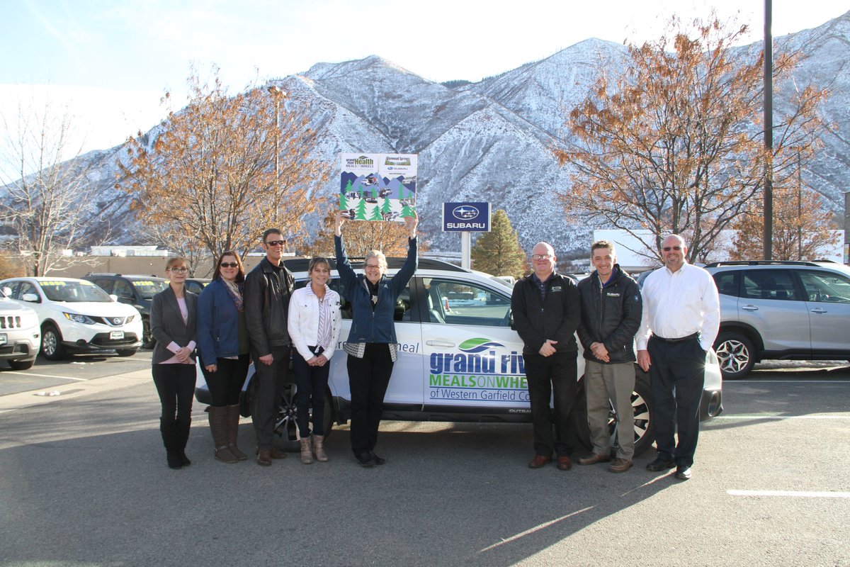 dwarwickGRHD's tweet photo. We can't express how much we care about 
@GWsubaru @mealsonwheels Rifle #MealsonWheels We are grateful to Subaru and its retailers for supporting us and the seniors we serve.  #Subaru_usa. #SharetheLove https://t.co/UfZQyAcAxh