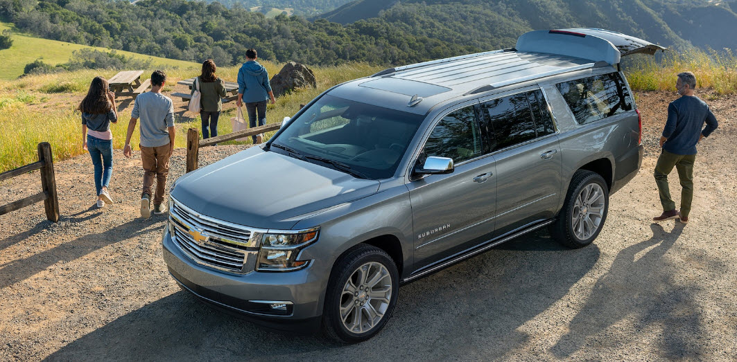 HawkinsChevy's tweet photo. The Chevy Suburban offers a comfortable and spacious interior with seating for up to nine adults and enough cargo space for just about anything you could wish to bring. Test-drive one today to experience the ultimate road trip vehicle! https://t.co/5mcQqrBuok