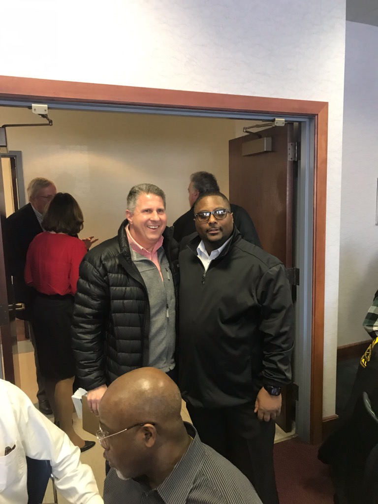 kennedyforexec's tweet photo. The holidays are a time to celebrate with old friends. So glad to attend the Building Trades Holiday Party today. I want to grow and develop Milwaukee County and we will need skilled builders to do it!  #MKEcounty https://t.co/j4zb0ikGnH