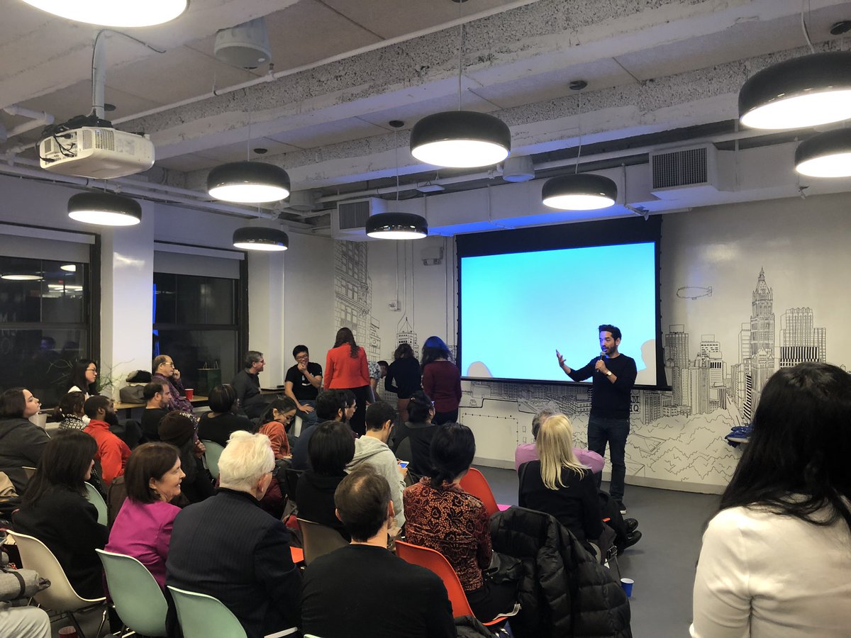 likepunk's tweet image. Just had a 2min lightening speech at #IBMDeveloper NYC event about @IBMLinuxONE #HyperProtect used by VIVA MIPSBot - my Big Idea for 2020 is ‘Secure Voice Assistant’ !