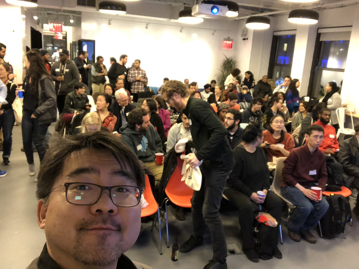 likepunk's tweet image. Just had a 2min lightening speech at #IBMDeveloper NYC event about @IBMLinuxONE #HyperProtect used by VIVA MIPSBot - my Big Idea for 2020 is ‘Secure Voice Assistant’ !