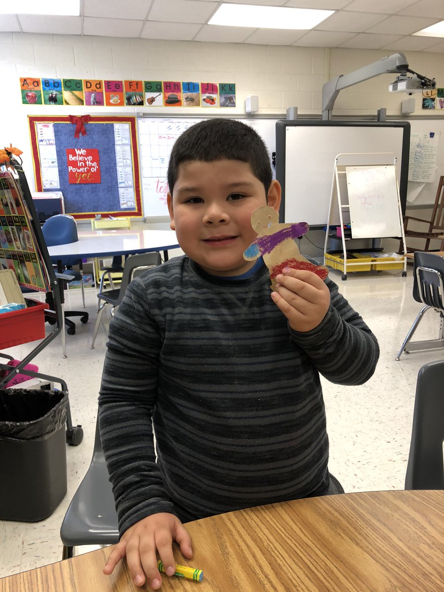 MsRichardsLCPS's tweet photo. Run, run as fast as you can... K kids using their talents and senses to create their own gingerbread man. https://t.co/zjnOfFlkyh