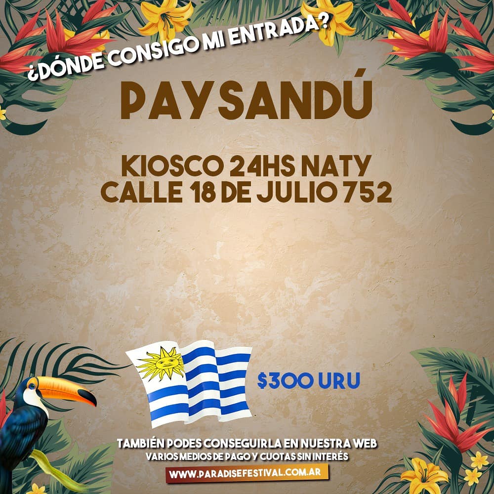 ParadiseColon's tweet photo. 🎉Señoras y señores, con ustedes nuestros puntos de venta y públicas🌴
-
Conseguí tu entrada para la fiesta de fin de año! ✨
-
Hay Paradise, hay fiesta! 🎉🌴
-
#paradisefestival #paradise https://t.co/aUu0kW3NSL