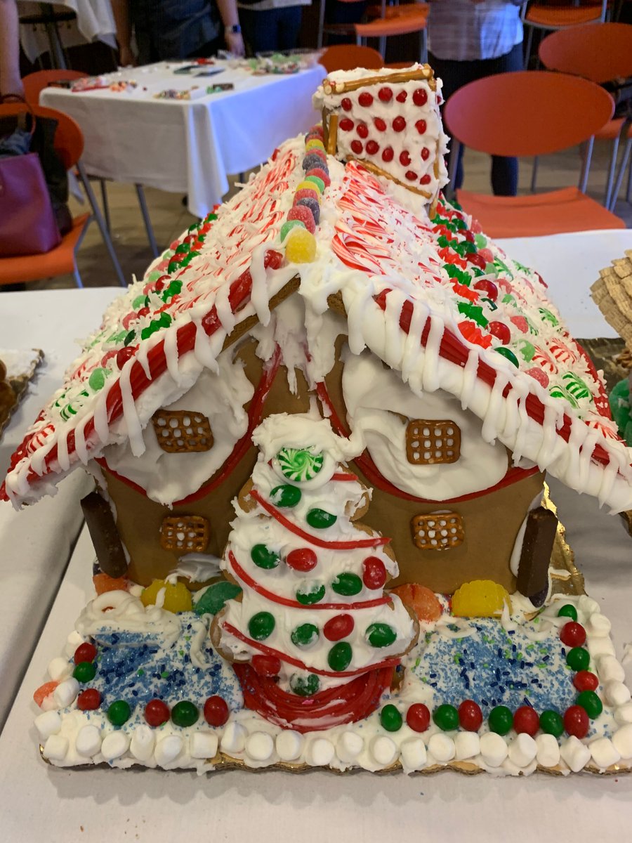 I loved building a #gingerbreadhouse with my daughter! 🤗 #HappyHolidays #ChristmasSpirit