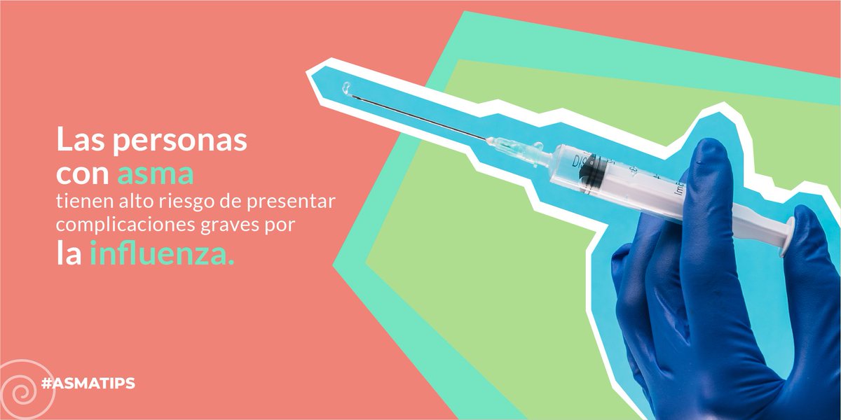 RespiraVidaOrg's tweet photo. Si tu #asma es leve o los síntomas están bien controlados con medicamentos, es recomendable que te vacunes regularmente contra la #influenza y el neumococo. 💉
#Asmatips https://t.co/Yconm29WAw