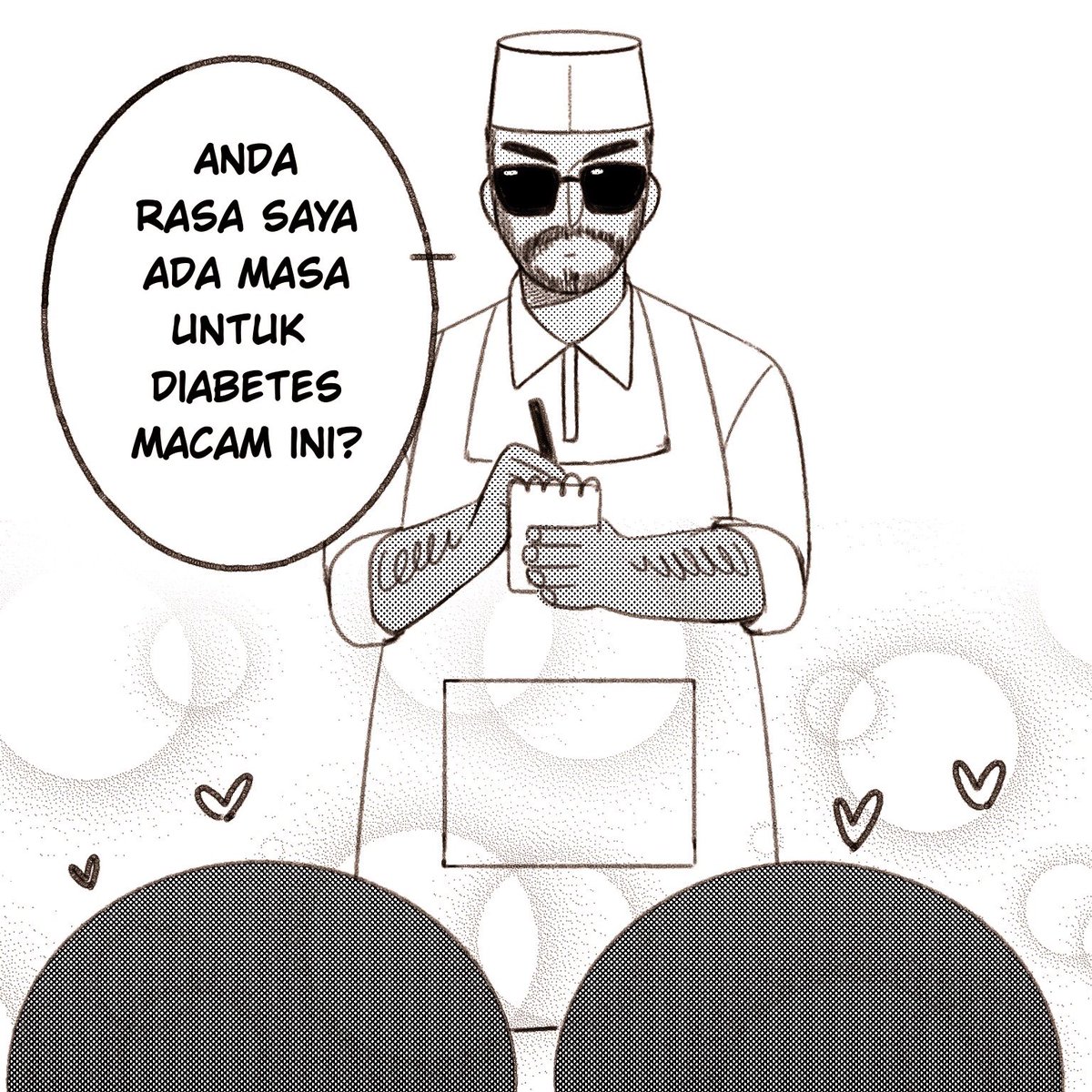 Even mamak can't stand this 2 diabetes... 