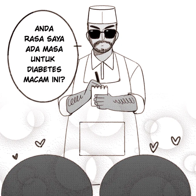 Even mamak can't stand this 2 diabetes... 