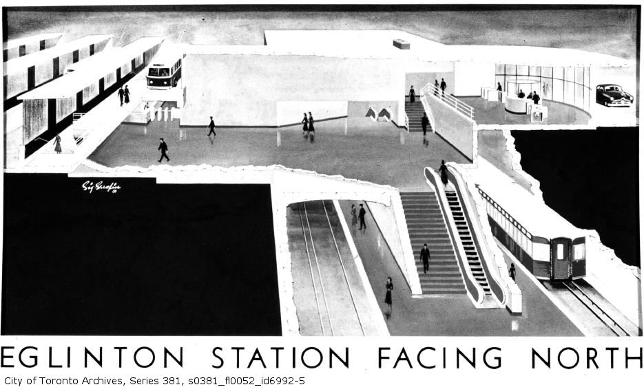 plg_and_poli's tweet photo. The bus terminal consisted of an east-west passageway connecting to the subway station, with stairs up to the individual bus platforms. The bus terminal closed in 2004. 2/2 https://t.co/kpUUeE4uK3