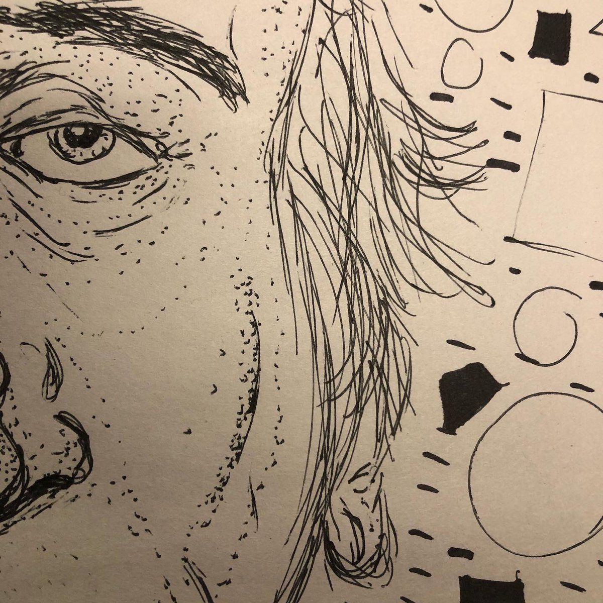 t_dulin's tweet photo. #dulindoodles of #robertdeniro. Pen with sharpie. 18X24.Message me if interested! #lineart #doodles #supportlocal #supportlocalartists https://t.co/f4v46NWP4X