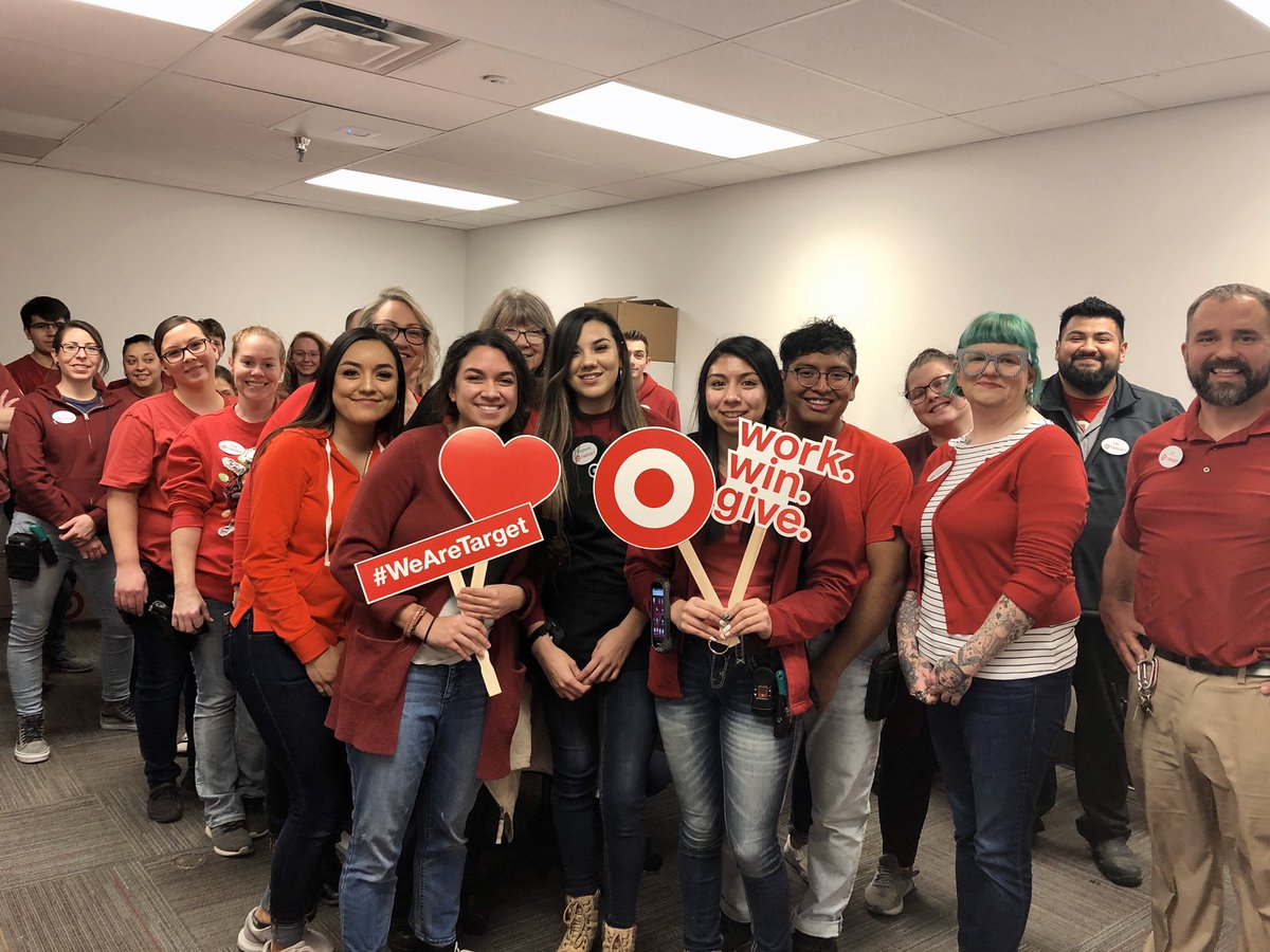 Pretty cool to see all the team members in Target stores that won the Work. Win. Give. drawing and the joy they have brought to the team, guests, and soon to a charity of their choice!  #winning #target <a href="/OneEyedLance/">Lance Leithead</a> @courtrich24 <a href="/4everettMark/">Mark.Everett</a> @ContrucciJoe