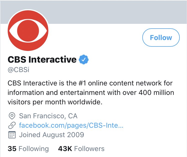Meojobs On Twitter Cbs Interactive Burbank Ca Seeks Director Social Cbs Alternative Specials Https T Co Gmrsgwygwr Meotopjobs Https T Co J3iozoarsv