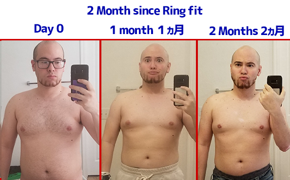 highgai's tweet photo. リングフィット初めて２ヵ月間経過。
80.3kg -> 76.5kg 

2 Months has past since I started Ring Fit 
177 pounds -> 168 pounds https://t.co/AWIeDTpSOj