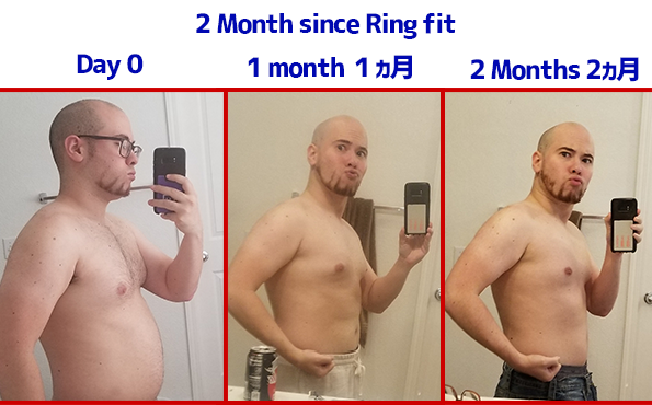 highgai's tweet photo. リングフィット初めて２ヵ月間経過。
80.3kg -> 76.5kg 

2 Months has past since I started Ring Fit 
177 pounds -> 168 pounds https://t.co/AWIeDTpSOj