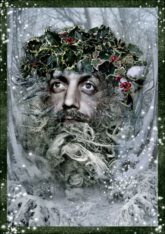 thewitchbrmclst's tweet photo. The Holly King rules over the ￼dark part of the year from Midsummer to Yule, he is God of the Waning Year. At Yule he surrenders his life to the young light Oak King, God of the Waxing Year and his twin, who rules over the light part of the year from Yule to Midsummer https://t.co/kN4KcHgXqX