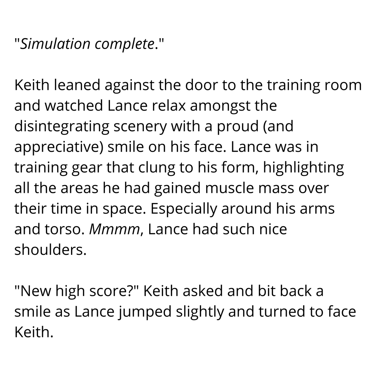 d4s_scribbles's tweet photo. Day 18: Doing Something Together, feat. Sword Bois, during Voltron era. Read fully here: https://t.co/bMvD2ZUQcU
#30dayOTPchallenge #klance #klancefic #klancefluff https://t.co/njptRMuB76