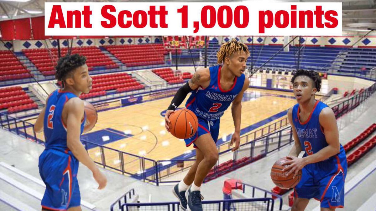 truly blessed to hit 1k points in my high school career! @MidwayHoops