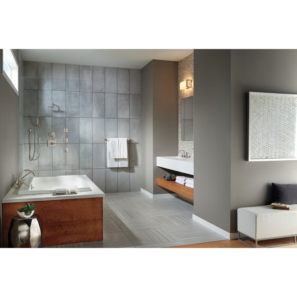 Faucetlist's tweet photo. Inspired by the slim lines and graceful arc of a ribbon, the Vero Collection adds an upscale feel to a minimalist bathroom design. Check out our Complete Guide to the Delta Vero Collection to learn more and even watch a few videos! https://t.co/3O8h93sBeT https://t.co/zasMjyc7B2