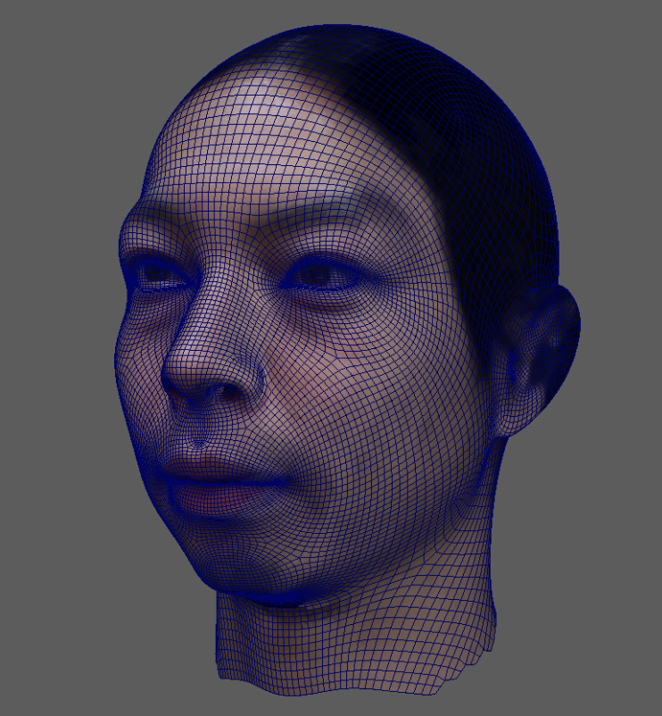 DML_JP's tweet photo. FaceBuilderのBlender2.8対応版のテスト
失敗しなければ１０分かからないかも。
２方向くらいの写真があればモブキャラの顔程度は量産できそう。
#facebuilder #b3d #Blender3d #DML_TA https://t.co/ZSm55nQ01Z