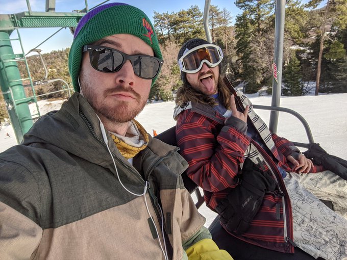 Stage 1 with my main man Dan. https://t.co/SUeJb8bcEU