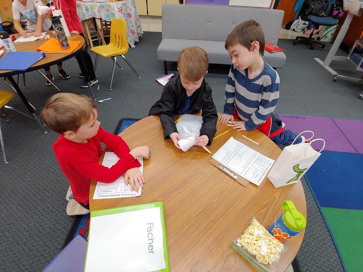 ShelbyBuzz's tweet photo. Snowman catapult STEM project &amp; fun! https://t.co/uiCk9pbuVF