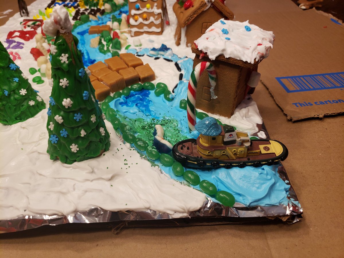 LamisaMalik's tweet image. #basulab Gingerbread watershed with tiny eithropichic  reservoir