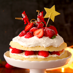 クリスマス当日でもすぐできる!レンジスポンジケーキで【クリスマスケーキ】