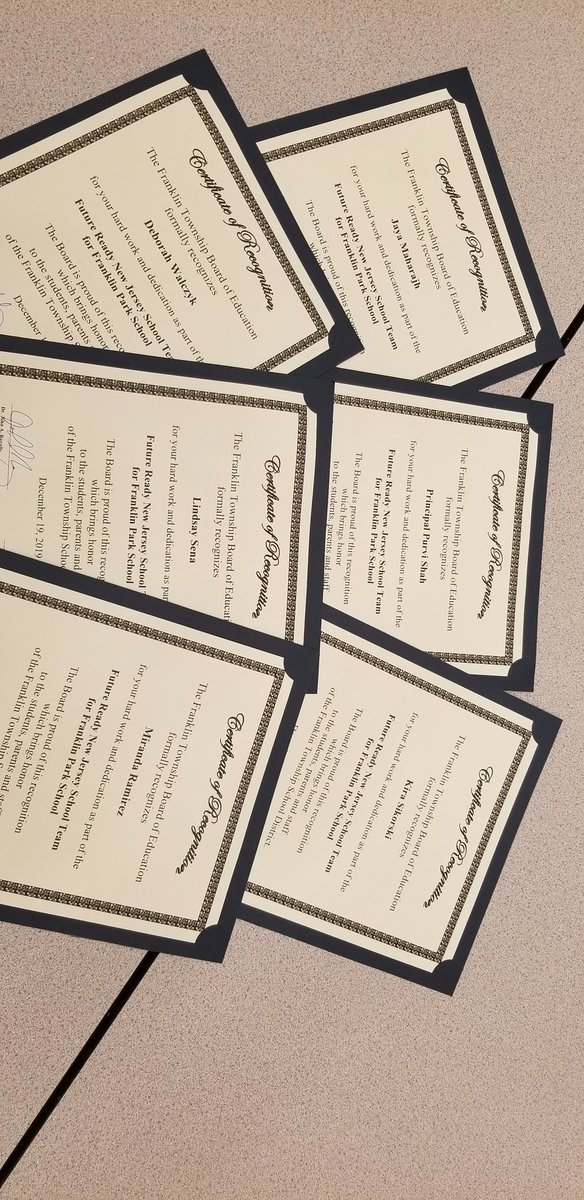VPSikorski_FTPS's tweet image. The FPS technology team was recognized at tonight&apos;s Board Of Ed meeting for our Future Ready renewal!  Thank you to the team and FPS staff that helped us with this endeavor! @FPS_FTPSchools @DWalczyk_FTPS @MissLSena_FTPS @MsRamirez_FTPS @Maharajh_FTPS #FutureReadyNJ