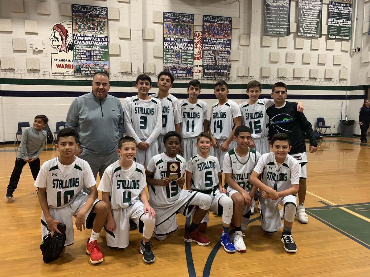 WDSlider_MS's tweet photo. Congratulations to our 7th grade Stallions, they are our Conference AA Champions!! #StallionsLeadTheWay #TeamSISD https://t.co/yrt2Hxh4VD