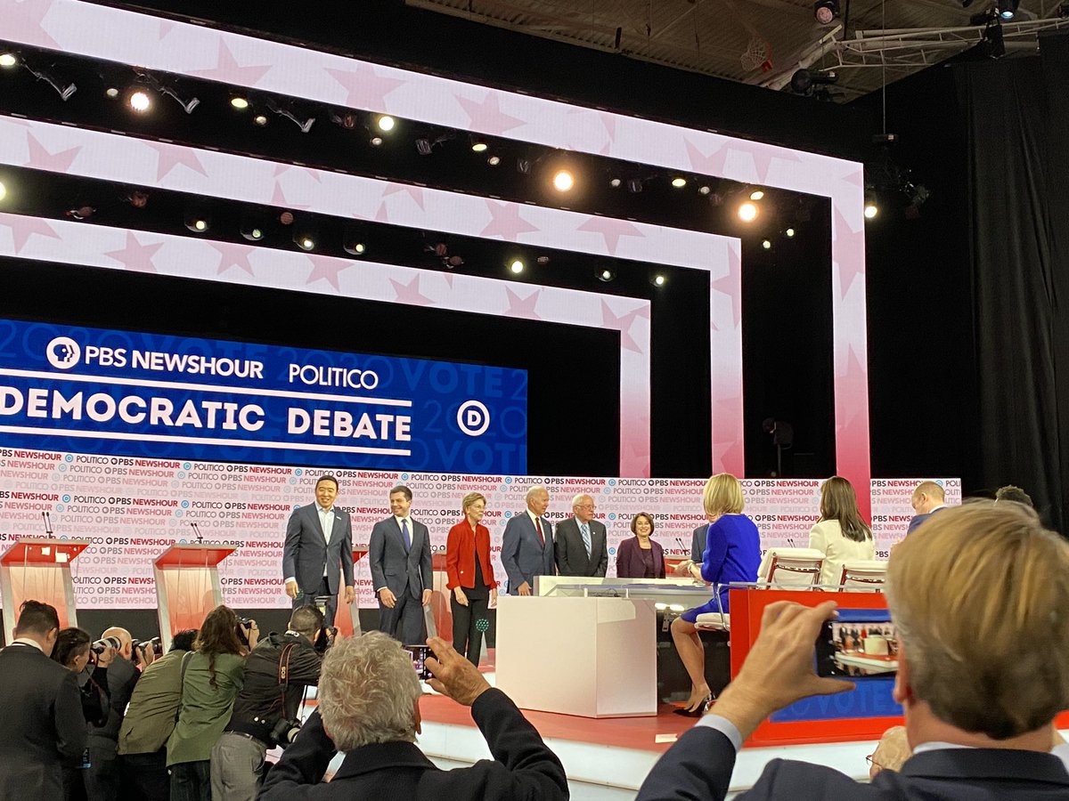 Democratic debate here is So Cal <a href="/DNC/">Democratic Party</a>