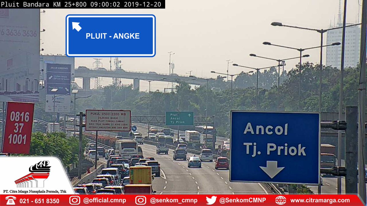 RadioElshinta's tweet photo. 09.07: RT @SenkomCMNP : Info lalu lintas tol Ir Wiyoto Wiyono Msc, Pluit - Angke padat (dampak volume kendaraan), jaga jarak aman kendaraan anda. #cuacac cerah 
#ElshintaEdisiPagi
https://t.co/L2GaaE7Xbk