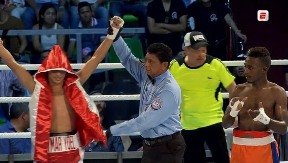 pinfantea's tweet photo. ¡GRANDE FINOL! 🇻🇪🥊👊🏽💥

Nuestro Yoel Finol venció por decisión unánime a Carmelo Mármol (60-54; 60-54; 60-54) 

¡Felicidades Campeón! seguimos enfocados en #Tokio2020 excelente @NicolasMaduro https://t.co/A0aqRq3Hrg