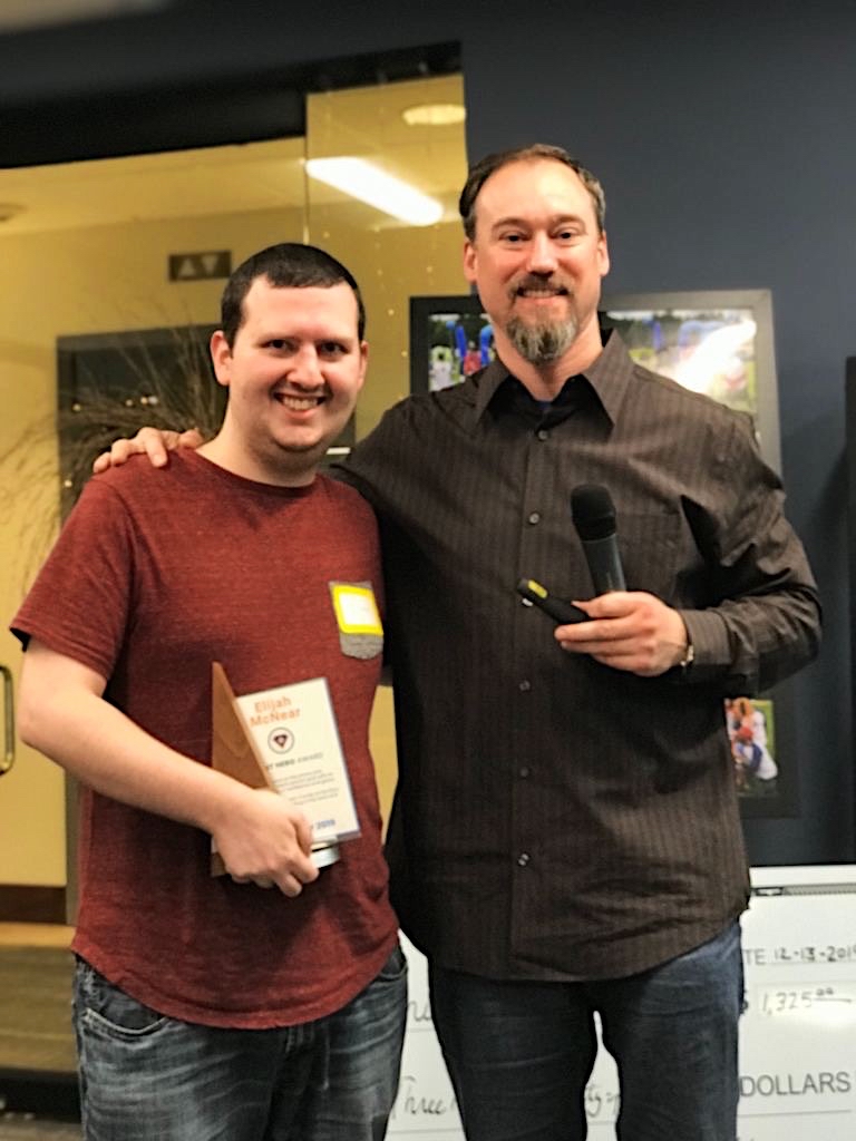 WEOMedia's tweet photo. At WEO, we nominate operations team members who exemplify our core values to receive an Innovator Award, a Rock Star Award, a Spirit Award, and a Client Hero Award. Congrats to Kate, Jay, Jessica, and Elijah on your awards! https://t.co/zar3WiAxha