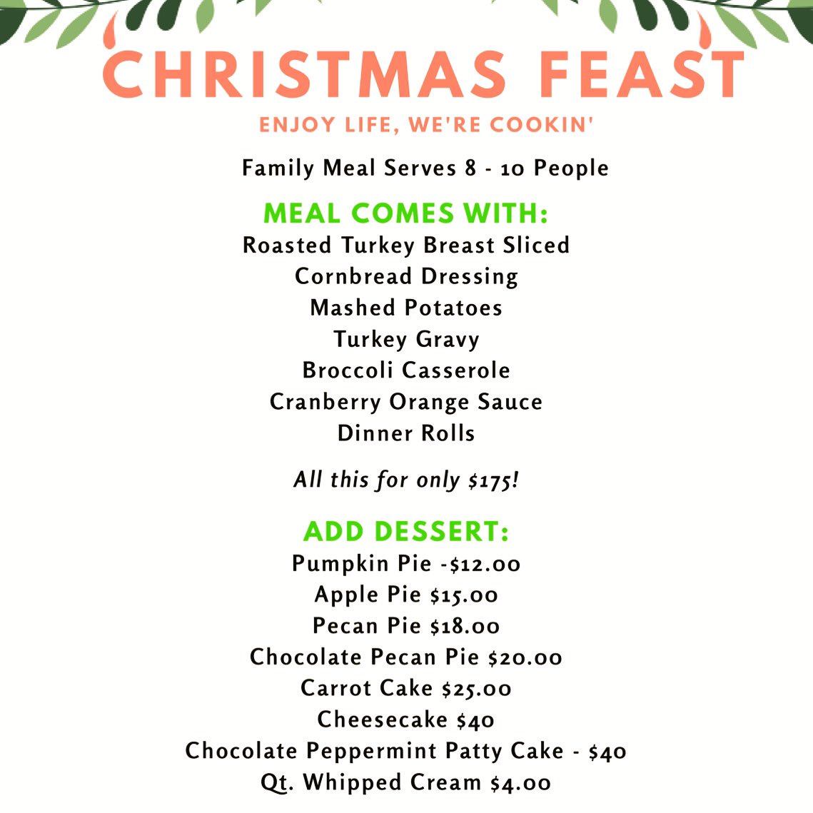 SteinsByAddies's tweet photo. Order now! Let us make your #meal so you can #relax this #holidayseason! ❤️🎄 Locally owned here in #Lexington! ☎️ or email! Linda@steinslex.com
.
.
#steins #eatlocal #lovelexington #lexeats #sharethelex #lexfood #kentucky #bbn #december #christmas #yum #food #family #dessert https://t.co/fYFhd6lmQd