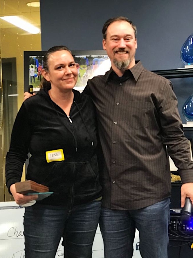 WEOMedia's tweet photo. At WEO, we nominate operations team members who exemplify our core values to receive an Innovator Award, a Rock Star Award, a Spirit Award, and a Client Hero Award. Congrats to Kate, Jay, Jessica, and Elijah on your awards! https://t.co/zar3WiAxha