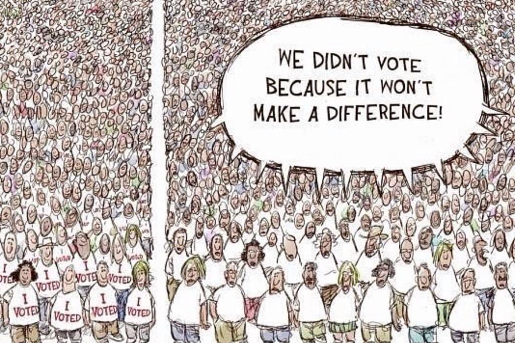 ClarkCo_Forward's tweet image. Things would be a lot different, and better, if everyone voted. Your voice matters! Your vote matters! Never forget that.