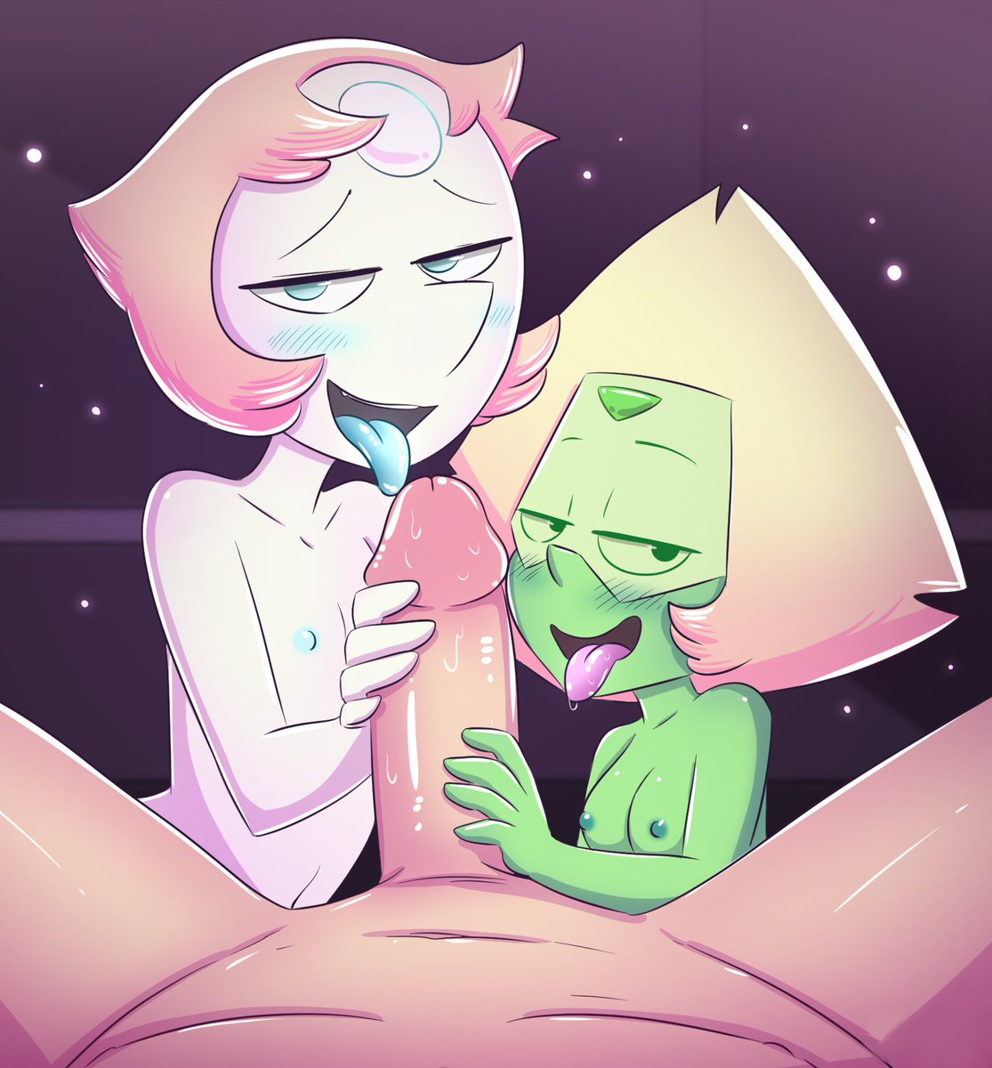 CubedCoconut's tweet photo. Commissioned Pearl &amp; Peri bj! https://t.co/ySUTqhyBWn