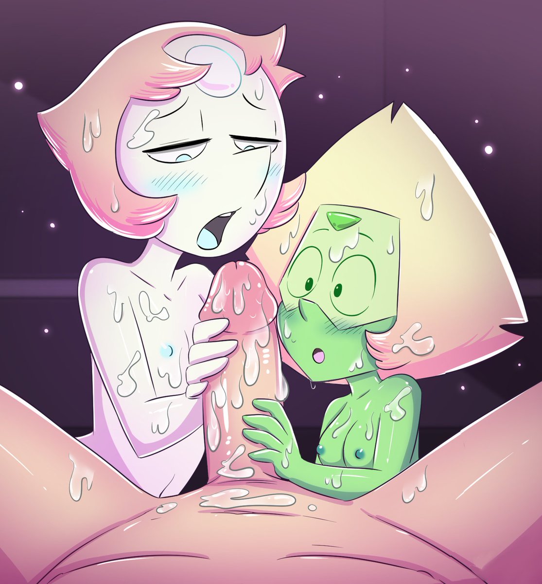 CubedCoconut's tweet photo. Commissioned Pearl &amp; Peri bj! https://t.co/ySUTqhyBWn
